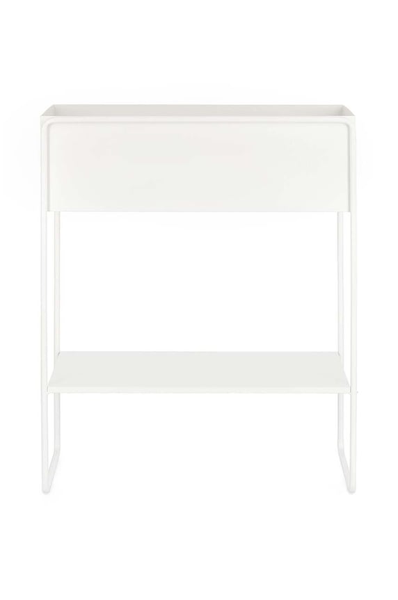 Bizzotto donica ze stelażem Madelyn 45 x 18 x 44 cm biały 723933