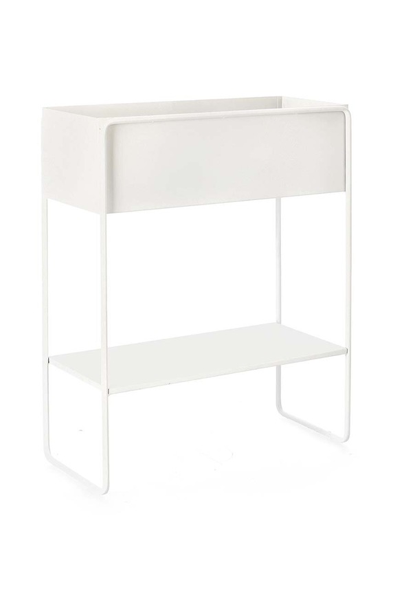 Bizzotto donica ze stelażem Madelyn 45 x 18 x 44 cm 723933 biały AA00