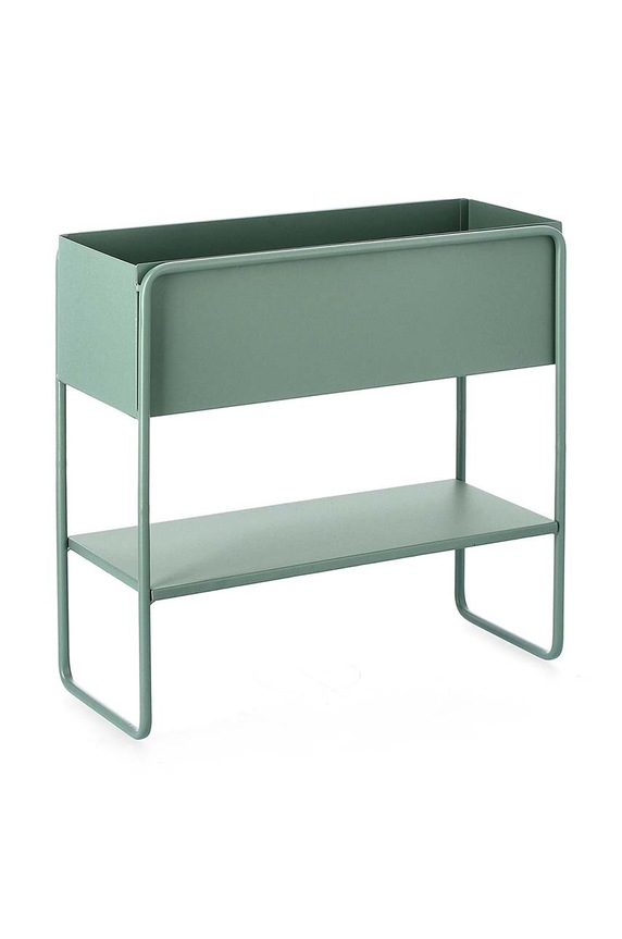 Γλάστρα με βάση Bizzotto Madelyn 45 x 18 x 44 cm 723935 τιρκουάζ AA00