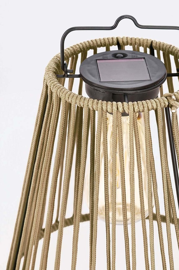 Lifestyle Bizzotto latarenka solarna Nikhita 828079 beżowy