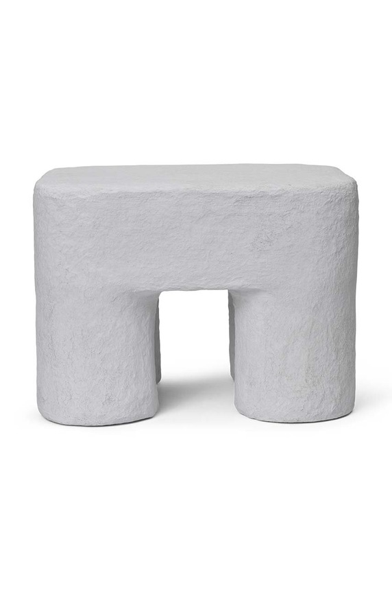 Σκαμπό ferm LIVING Podo Stool 1104268963 λευκό AA00