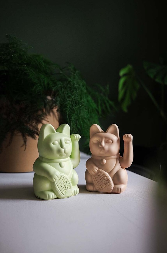 Donkey decorație Lucky Cat 330549 bej AA00