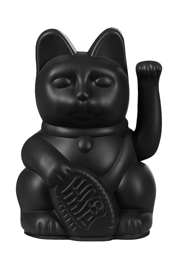 Donkey dekoracja Lucky Cat Mini czarny 330634