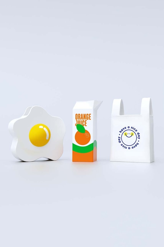 Salon i sypialnia Fluid Market wazon dekoracyjny Egg Vase AAVSEEGG multicolor