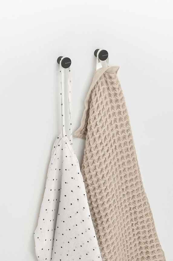 Dnevni boravak i spavaća soba Set zidnih vješalica Brabantia MindSet 2-pack 303401. crna