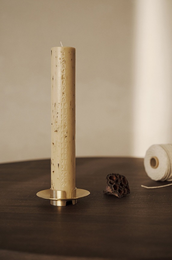 ferm LIVING advent candle Mura Advent Candle 1104270021 beige AA00