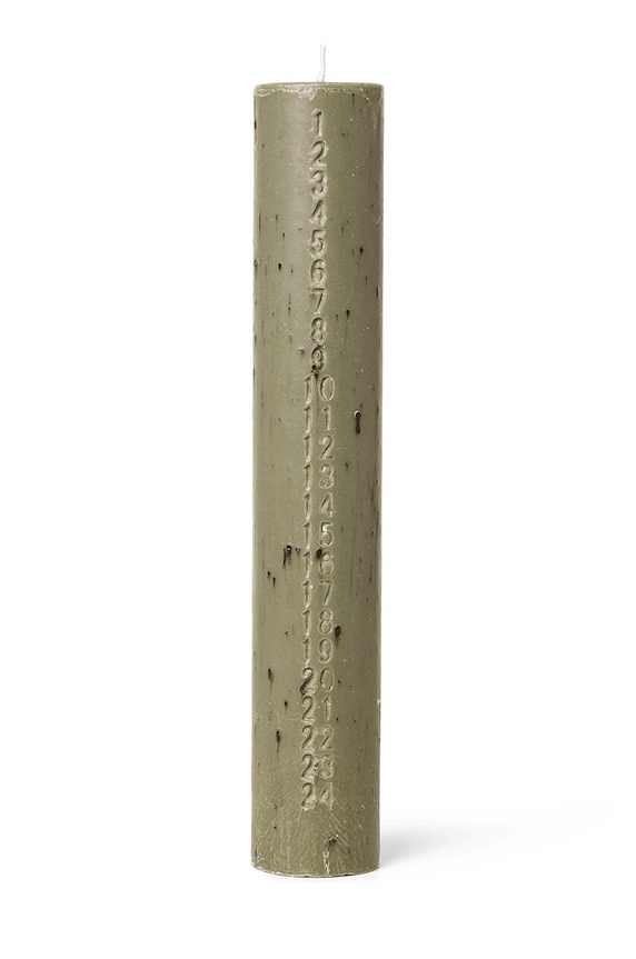 ferm LIVING candela dell'avvento Mura Advent Candle verde 1104270020