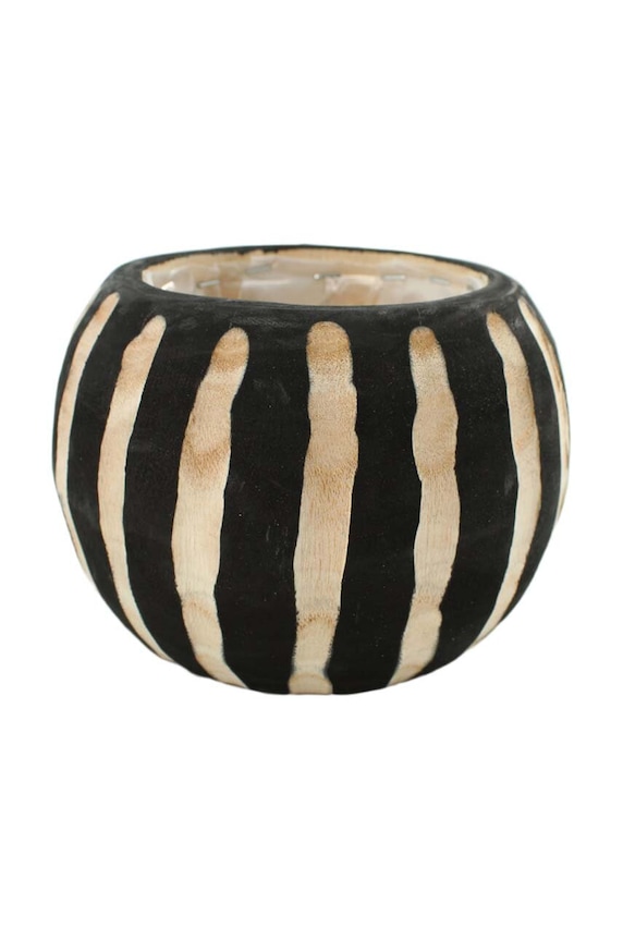 home & lifestyle ghiveci 18 x 12 cm. negru 107636