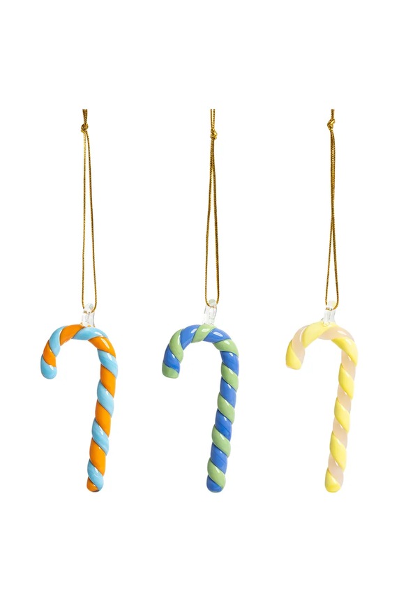 Декоративна висулка &k amsterdam candy cane (3 броя) многоцветен 1253.01