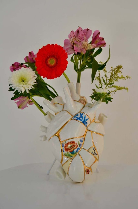 Διακοσμητικό βάζο Seletti Love in Bloom Kintsugi 09929