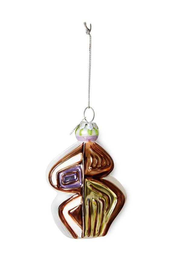 Hkliving glob de colecție pentru pomul de crăciun Anatomic Oval multicolor APH7006