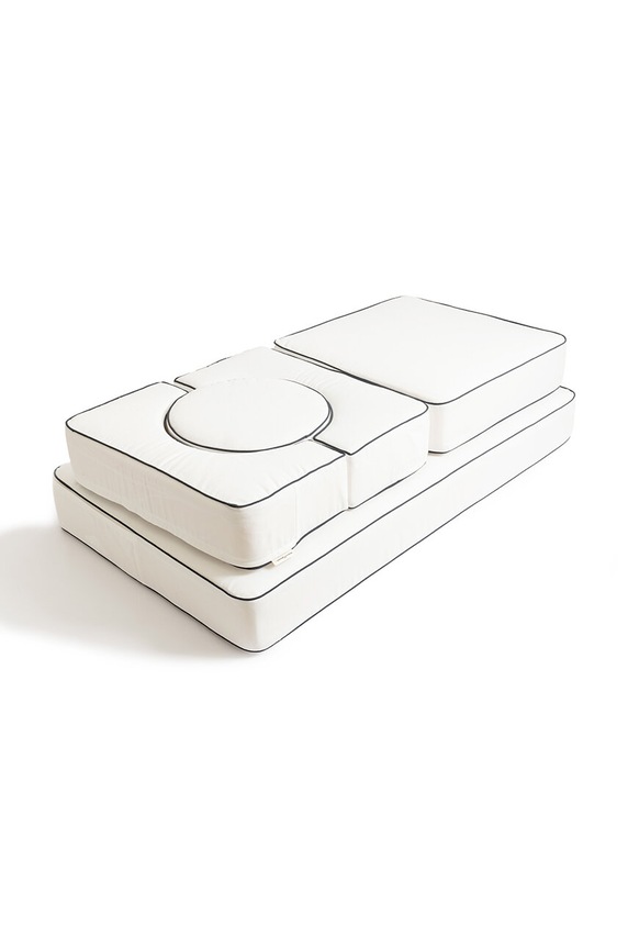 Dnevni boravak i spavaća soba Modularni set vodootpornih jastuka Business & Pleasure Co. 5-pack BPP.MOD.RIV.WHT šarena