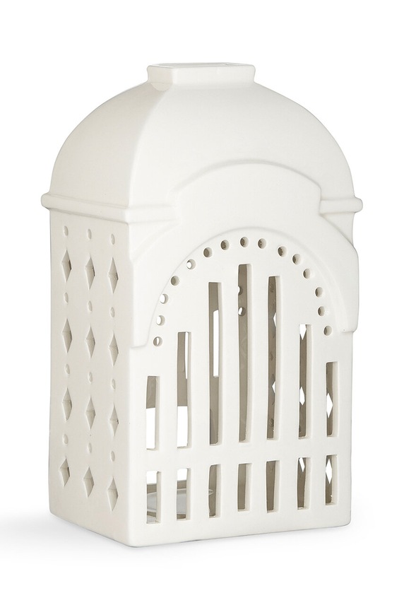 Ukrasni svijećnjak Kähler Lighthouse Entrance bijela 691060