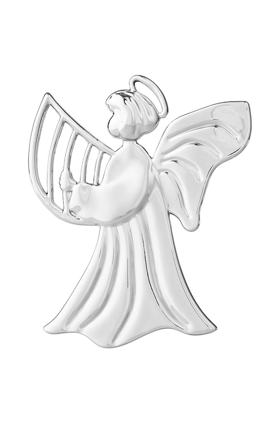 Украса за елха Rosendahl Harp Angel 31571 сив AA00