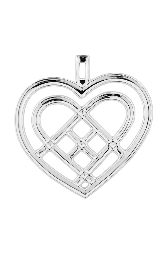 Декоративная подвеска Rosendahl Weaved Heart 31532 серый AA00