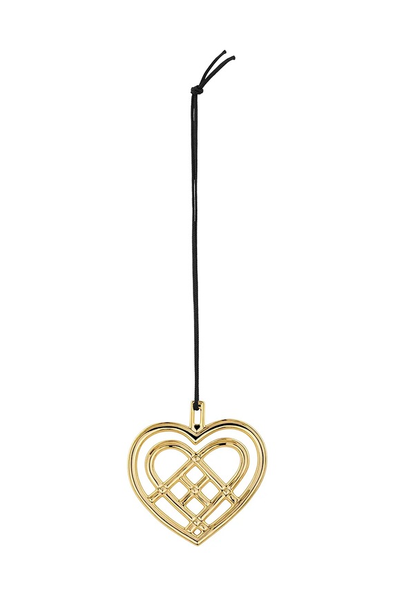Декоративна підвіска Rosendahl Weaved Heart жовтий 32532