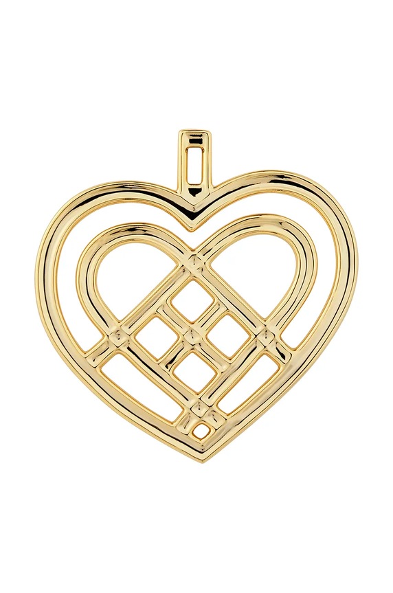 Декоративна підвіска Rosendahl Weaved Heart 32532 жовтий AA00
