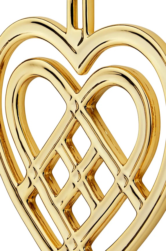 Лайфстайл Декоративна підвіска Rosendahl Weaved Heart 32532 жовтий
