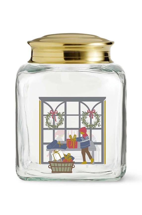 Лайфстайл Кутия с капак Holmegaard Christmas Biscuit Jar 4800563 многоцветен