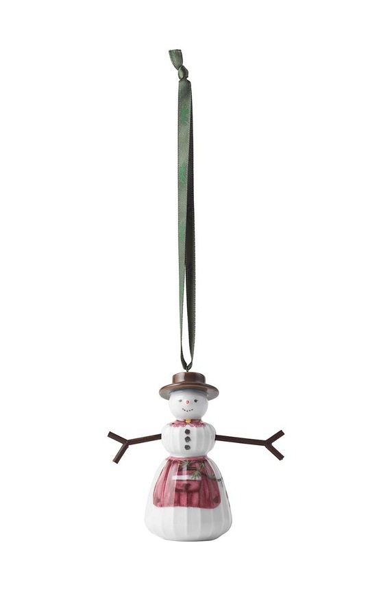 Декоративна висулка Kähler Christmas Snowwoman многоцветен 693600