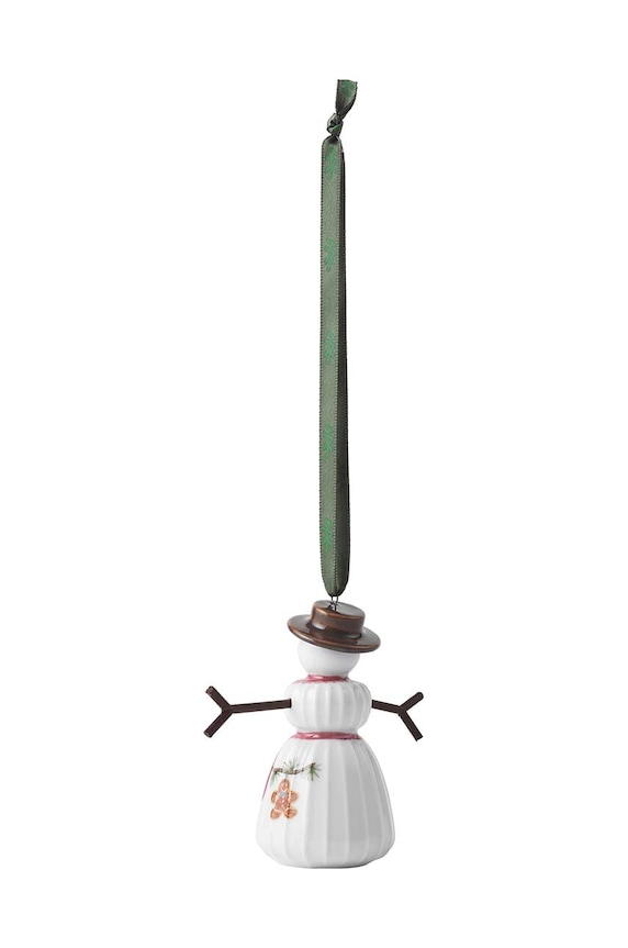 Декоративна висулка Kähler Christmas Snowwoman 693600 многоцветен AA00