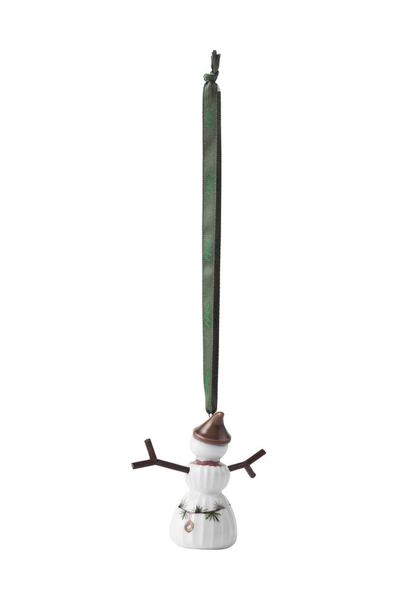 Декоративна висулка Kähler Christmas Snowgirl 693601 многоцветен AA00