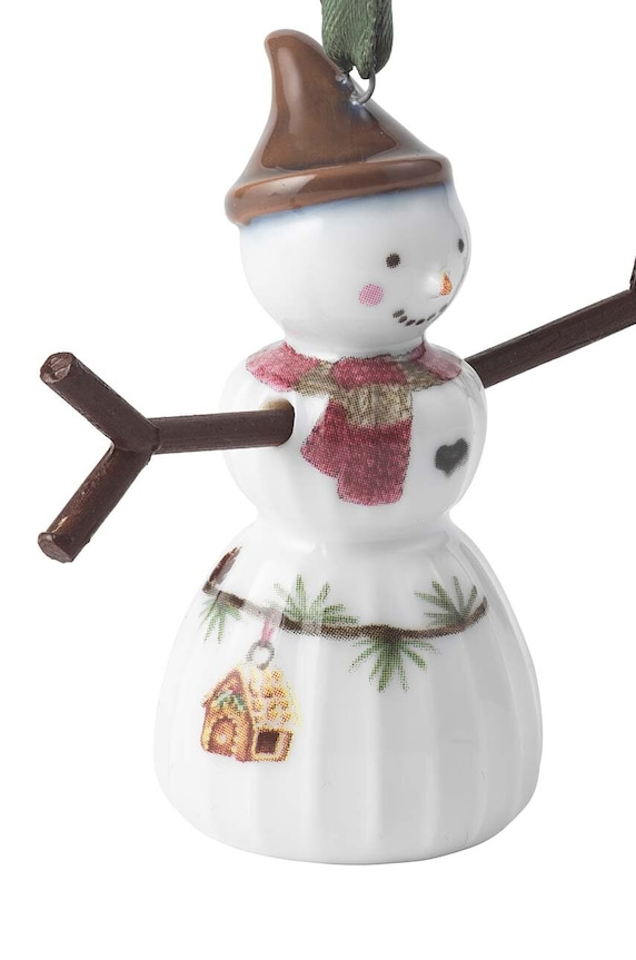 Лайфстайл Декоративна висулка Kähler Christmas Snowgirl 693601 многоцветен