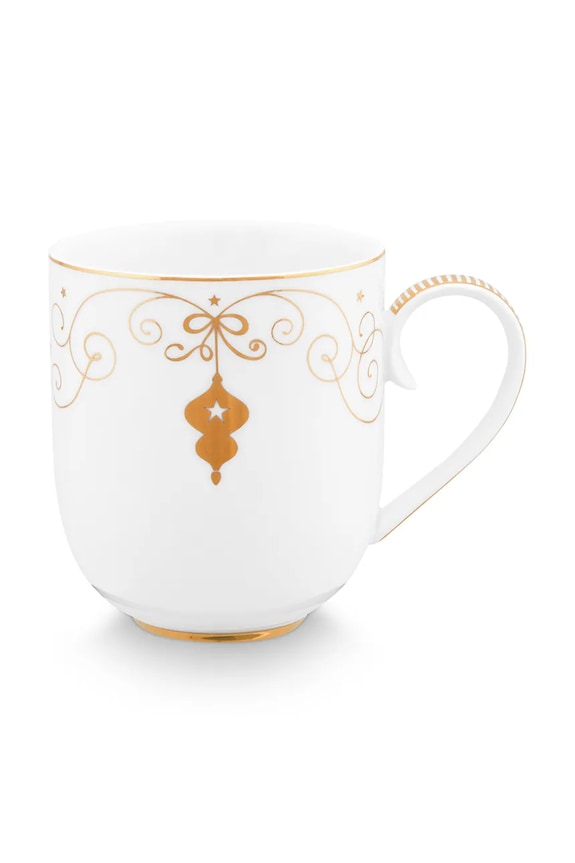 Pip Studio zestaw kubków Large Royal Winter 325 ml 6-pack biały 51.002.435