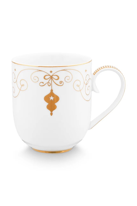 Pip Studio zestaw kubków Large Royal Winter 325 ml 6-pack biały 51.002.435