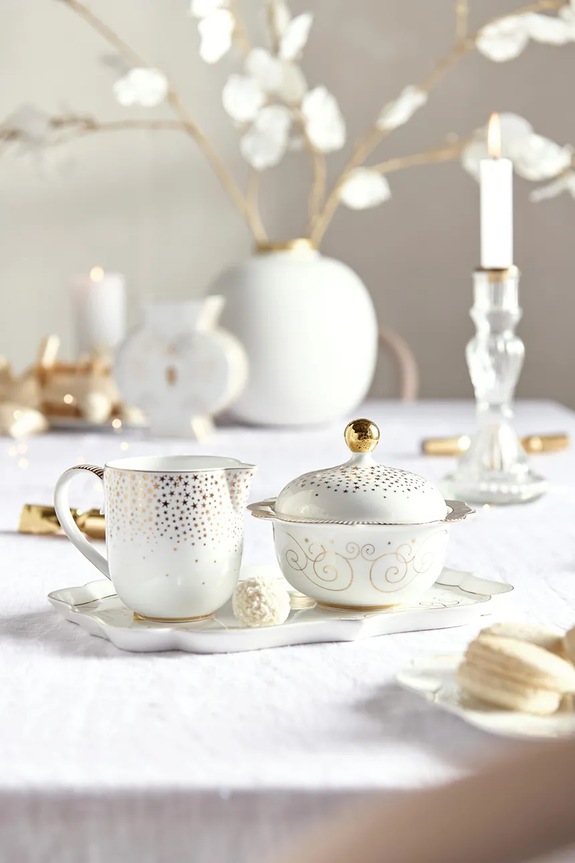 Набір чашок Pip Studio Small Royal Winter White 260 ml 4-pack білий 51.007.051