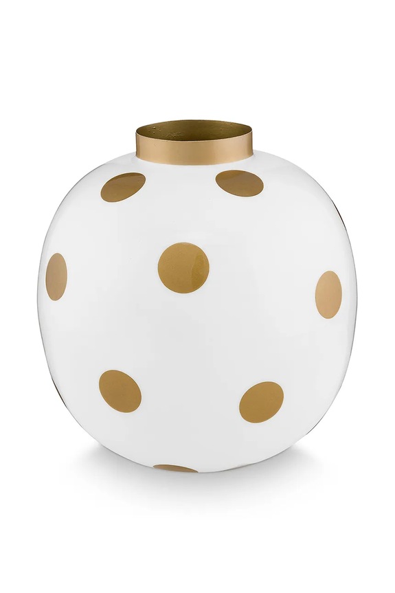 Pip Studio dekor váza Dots White-Gold 51.102.080 többszínű AA00