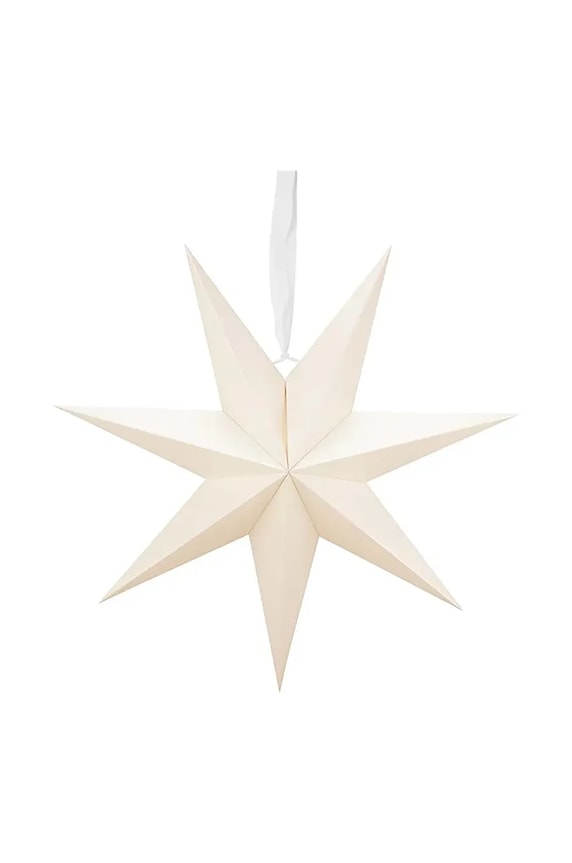 Χριστουγεννιάτικο διακοσμητικό vtwonen Star Paper Pearl μπεζ 52099250
