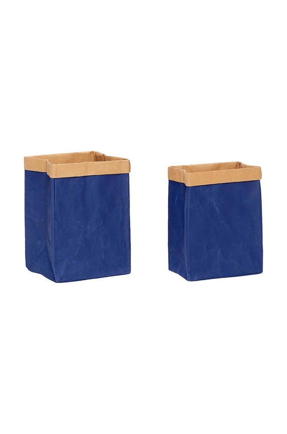 Кошик для білизни Hübsch Laudromat 2-pack блакитний 180504