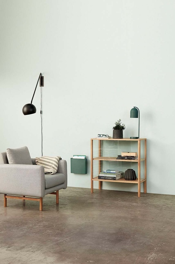 Θήκη για εφημερίδες και περιοδικά Hübsch Orderly 940603 τιρκουάζ