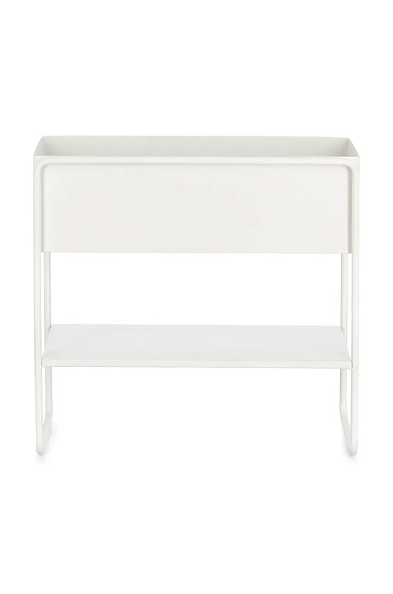 Bizzotto donica ze stelażem Madelyn 45 x 18 x 44 cm biały 723937