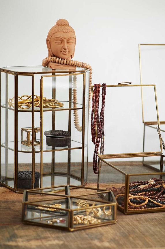 Ukrasna kutijca Madam Stoltz IB.2309333CL transparentna AA00