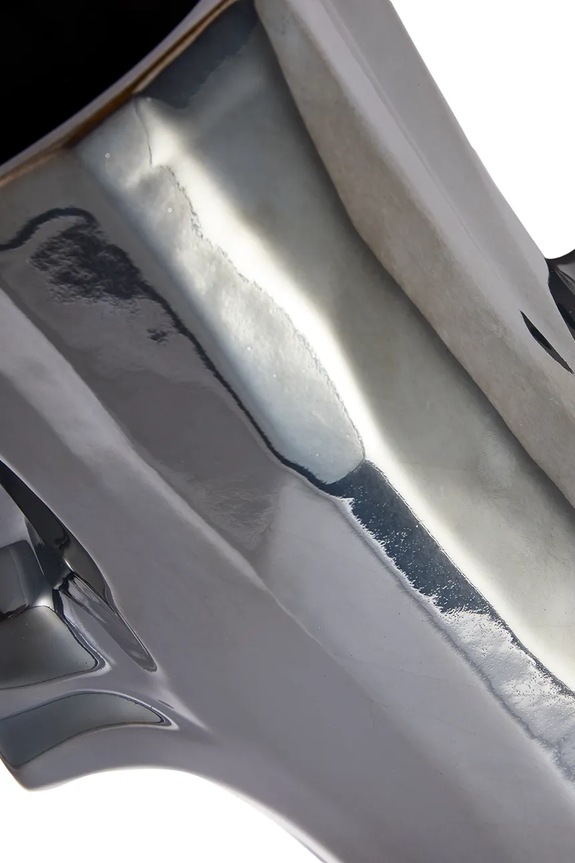 Dekorativní váza Pols Potten Metallic S 240.205.121 šedá