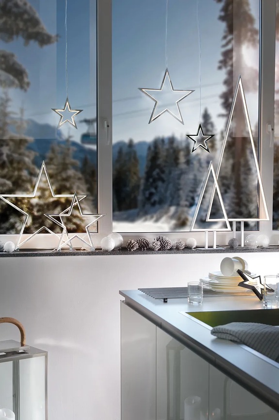 Sompex dekoracja świąteczna led Lucy 72151 czarny AA00