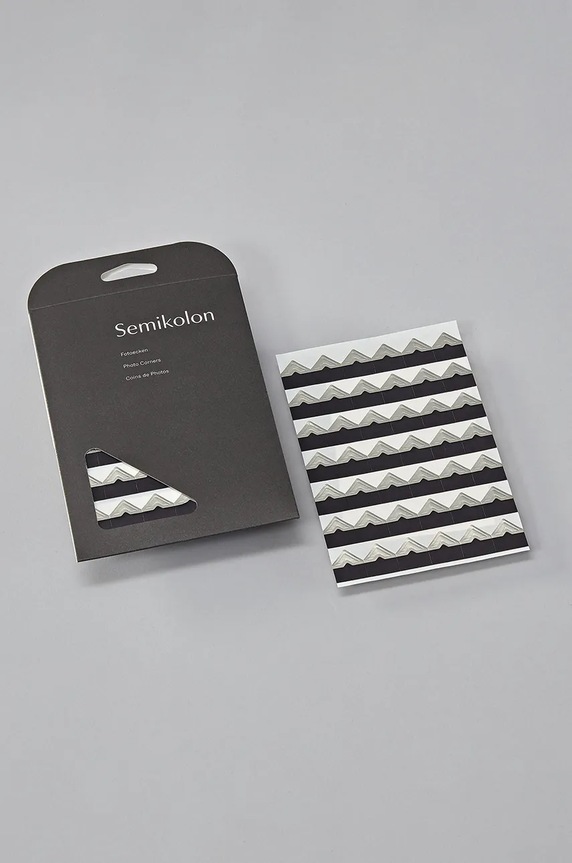 Kutnici za fotografije Semikolon Silver 252 sztuki siva SN361361