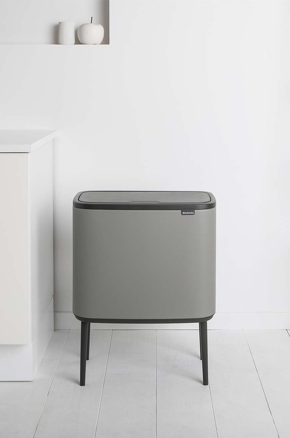 Koš za smeće Brabantia Bo Touch, 11 + 23 L siva 127243