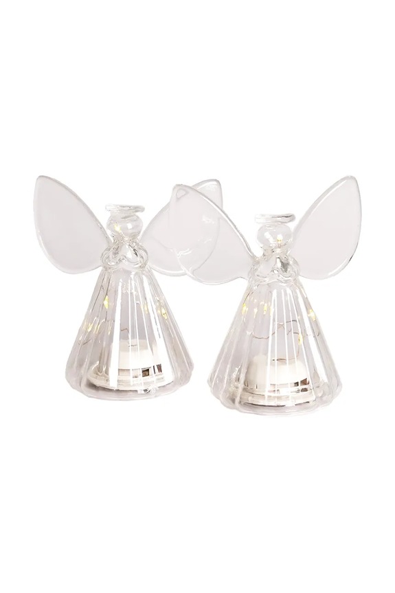 Σετ χριστουγεννιάτικης διακόσμησης led Sirius Iris Engel 2-pack διαφανή 58031