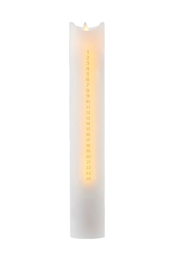 Sirius candela led dell'avvento Sara bianco 24003