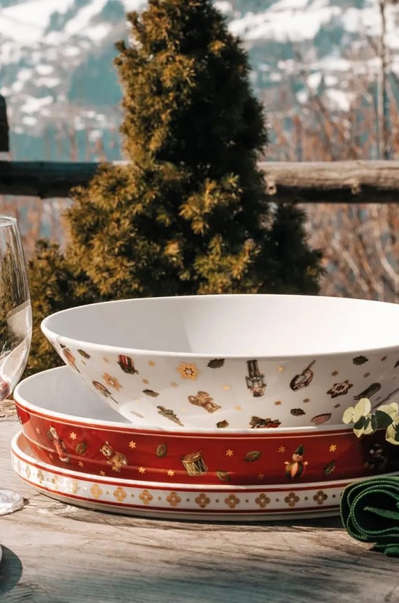 Сервиз за хранене за двама души Villeroy & Boch La Boule Toy's Delight (7 броя) 14.8585.9080 многоцветен