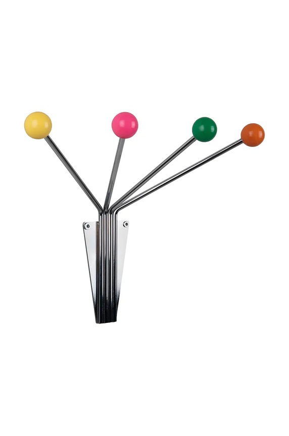 Present Time cuier de perete pentru haine Neptune Small Chrome multicolor PT4007MC
