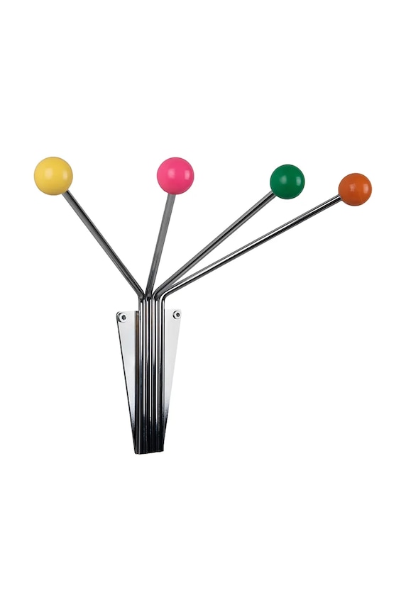 Present Time cuier de perete pentru haine Neptune Small Chrome multicolor PT4007MC