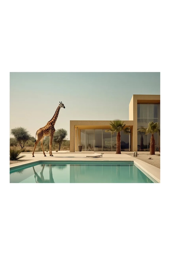 Grafika na akrilnem steklu a.i art HARTMAN Urban Zoo 13 46x61 cm pisana KB1815H18.URBANZOO13