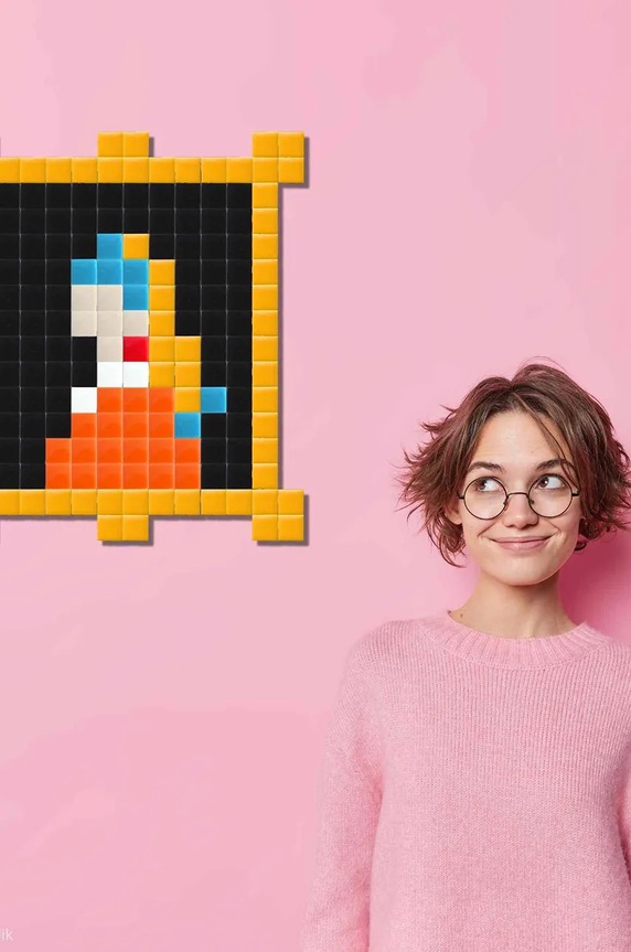 Lifestyle Diy set - piksel mozaik Pixel Corner Gril+Pearl KB2109LOT.PAK075.S šarena