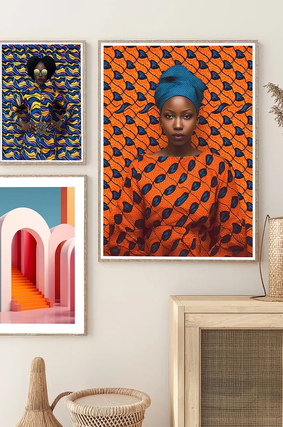 Σαλόνι και υπνοδωμάτιο Αφίσα a.i. art HARTMAN Black Magic Woman, 30 x 40 cm KB2009HAR.BMWOM05 πολύχρωμο