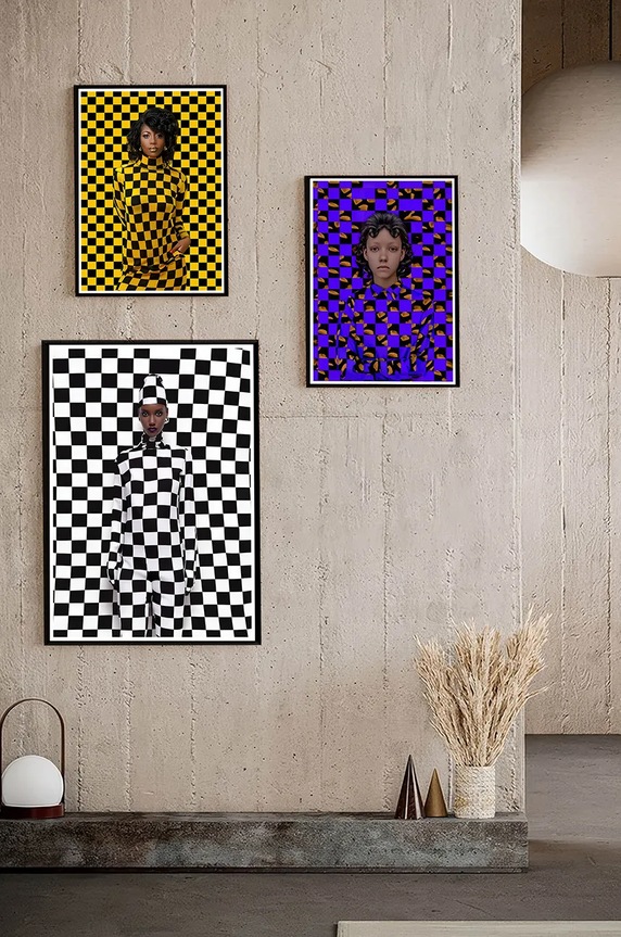 Lifestyle HARTMAN poster cu artă AI Black Magic Woman, 30 x 40 cm KB2006HAR.BMWOM02 multicolor