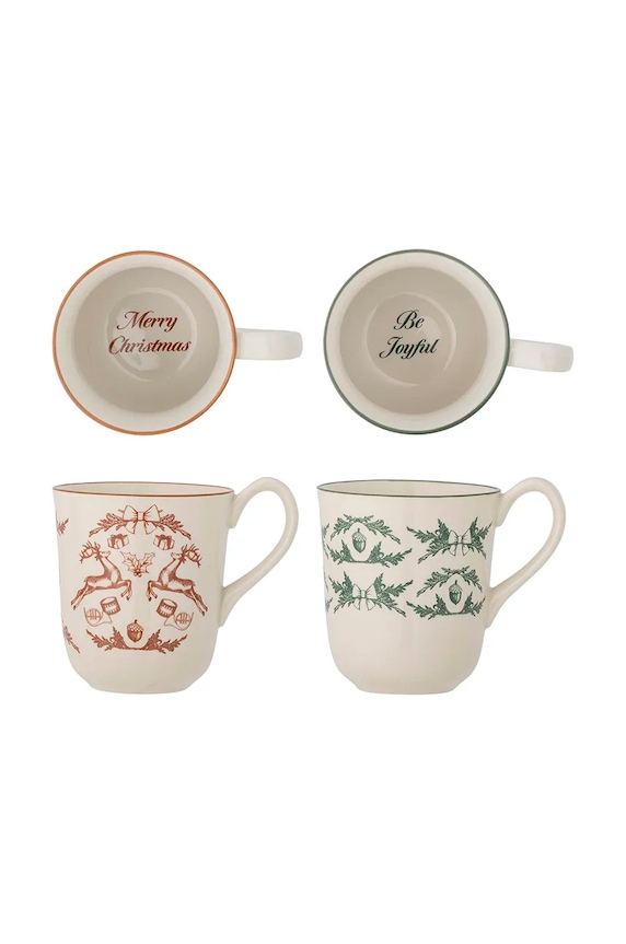 Чаша Bloomingville Beth Mug 300 ml (2 броя) червен 82058350